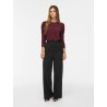 Top Vianine Puf jacquard con maniche 3/4