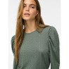 VIANINE PUF 3/4 O-NECK TOP/KA