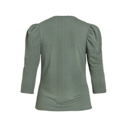 VIANINE PUF 3/4 O-NECK TOP/KA