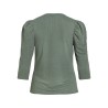 Vianine Puf Jacquard-Top mit 3/4-Ärmeln