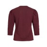 Vianine Puf Jacquard-Top mit 3/4-Ärmeln