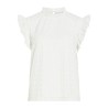 Vinila Jacquard-Top mit Stehkragen für Damen
