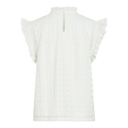 Top Vinila jacquard da donna a collo alto