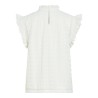 Top Vinila jacquard da donna a collo alto