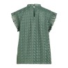 Vinila Jacquard-Top mit Stehkragen für Damen