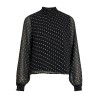 VIFALIA L/S HIGHNECK TOP/PTY/KA
