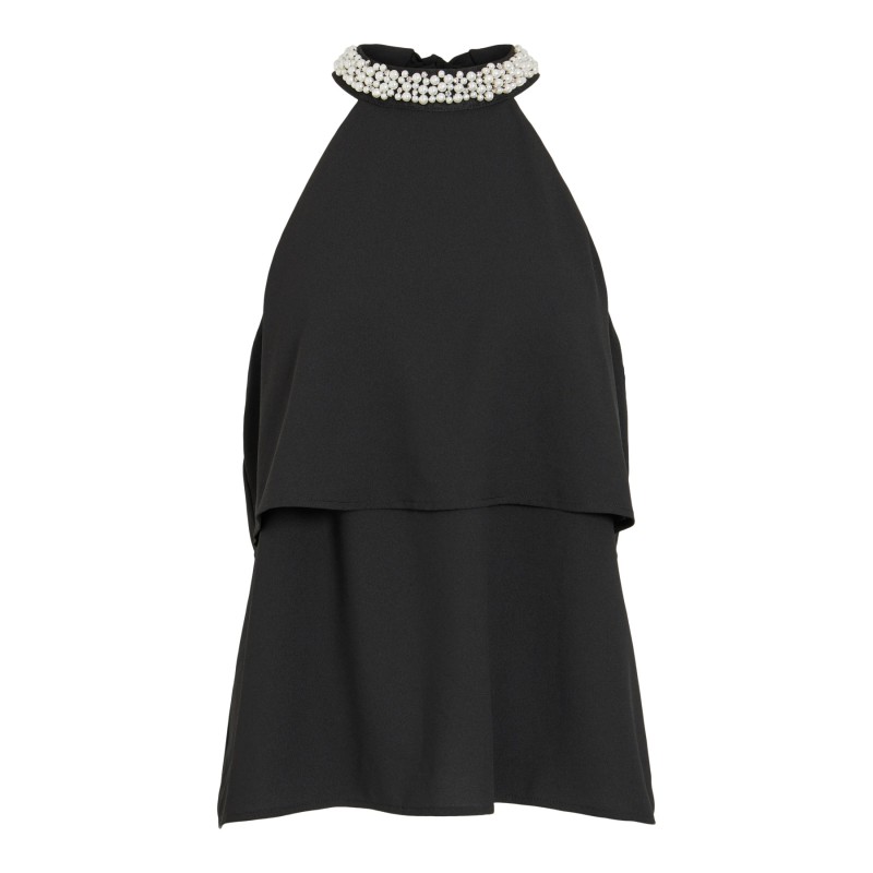 VISAKIRA HALTERNECK TOP/PTY/KA