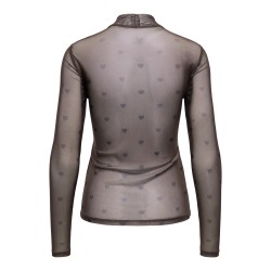 Top ONLERICA in mesh a maniche lunghe