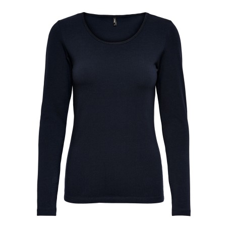 Top donna a maniche lunghe in cotone biologico