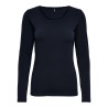 Top donna a maniche lunghe in cotone biologico