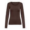 Top donna a maniche lunghe in cotone biologico