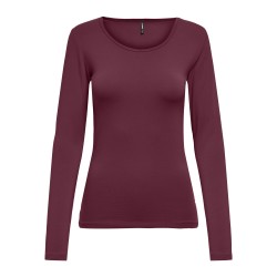 Top donna a maniche lunghe in cotone biologico