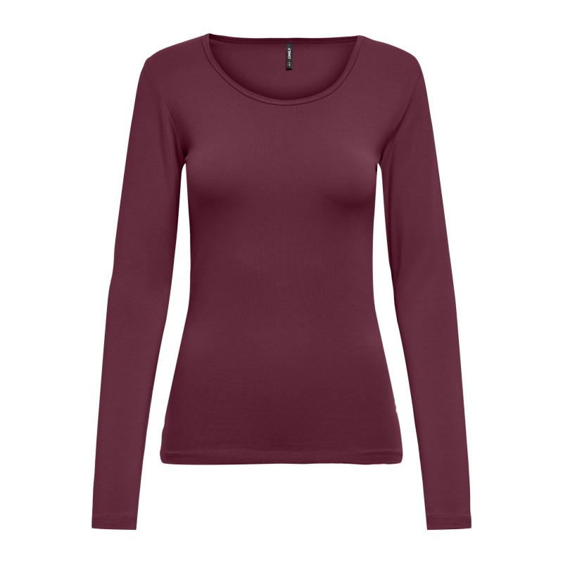 Top donna a maniche lunghe in cotone biologico