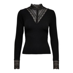 Top Tilde a maniche lunghe con collo alto