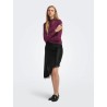 Top Tilde a maniche lunghe con collo alto