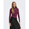 ONLTILDE L/S HIGH NECK LACE TOP JRS NOOS