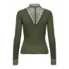 Top Tilde a maniche lunghe con collo alto