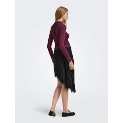Top Tilde a maniche lunghe con collo alto