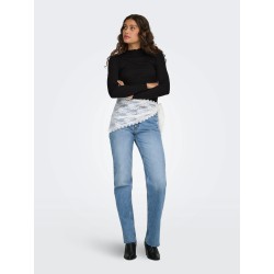 JDYFRANSISKA top a maniche lunghe con collo alto