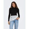 JDYFRANSISKA top a maniche lunghe con collo alto