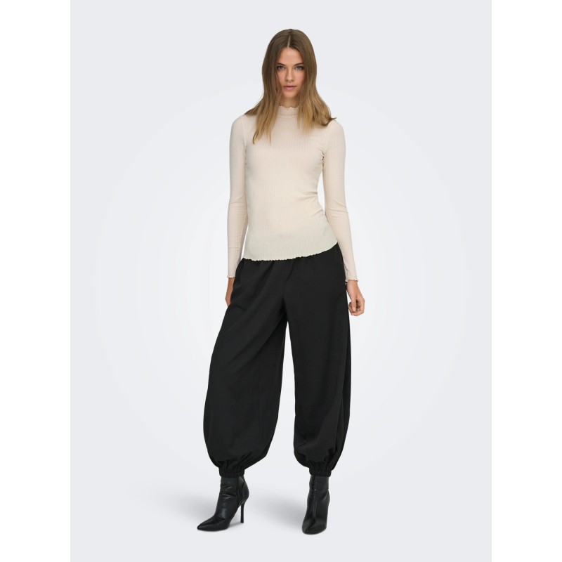 JDYFRANSISKA top a maniche lunghe con collo alto