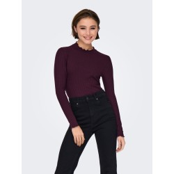 JDYFRANSISKA L/S HI-NCK TOP JR NOOS