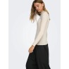 JDYFRANSISKA top a maniche lunghe con collo alto
