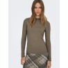 JDYFRANSISKA top a maniche lunghe con collo alto