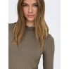 JDYFRANSISKA top a maniche lunghe con collo alto