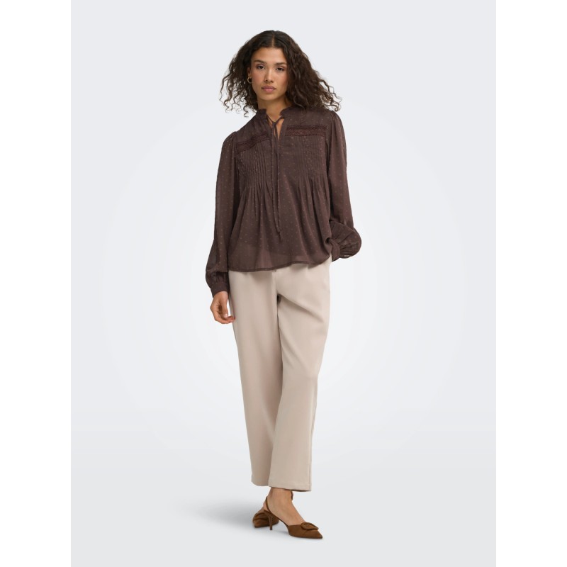 ONLMADONNA L/S TOP WVN