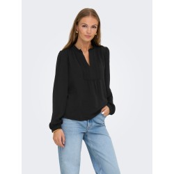 JDYRACHEL blusa con scollo a V e dettagli in pizzo