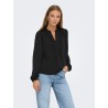 JDYRACHEL Bluse mit V-Ausschnitt und Spitzendetails