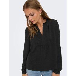 JDYRACHEL blusa con scollo a V e dettagli in pizzo