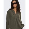 JDYRACHEL Bluse mit V-Ausschnitt und Spitzendetails