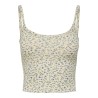 Top cropped ONLEVE in cotone biologico