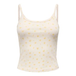 Top cropped ONLEVE in cotone biologico
