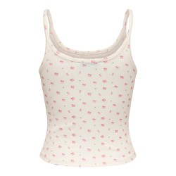 Top cropped ONLEVE in cotone biologico
