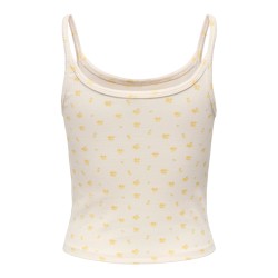 Top cropped ONLEVE in cotone biologico