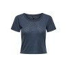 CATTY Cropped-T-Shirt mit Rundhalsausschnitt