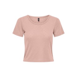CATTY T-shirt cropped girocollo a maniche corte