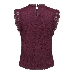JDYLOTAS S/L LACE TOP JRS NOOS