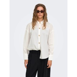 Camicia Kiri con dettagli a bottone in cotone