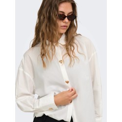Camicia Kiri con dettagli a bottone in cotone
