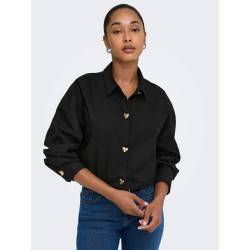 Camicia Kiri con dettagli a bottone in cotone