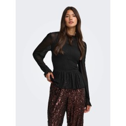 JDYELSA LIFE Langarm-Bluse mit Smock-Details