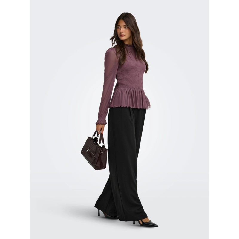 JDYELSA LIFE Langarm-Bluse mit Smock-Details
