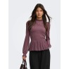 JDYELSA LIFE Langarm-Bluse mit Smock-Details
