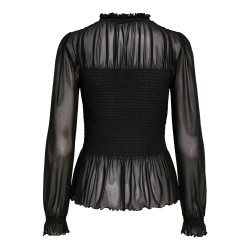JDYELSA LIFE Langarm-Bluse mit Smock-Details