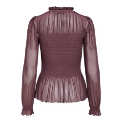 JDYELSA LIFE Langarm-Bluse mit Smock-Details