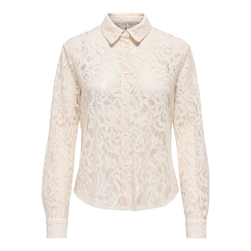 ONLBIRUN Langarm-Spitzenbluse aus Webstoff